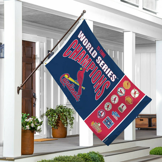 Team Sports America Value - St Louis Cardinals Single Sided Flag w/ 2 Grommets, 3'x5' Multi Win Fl