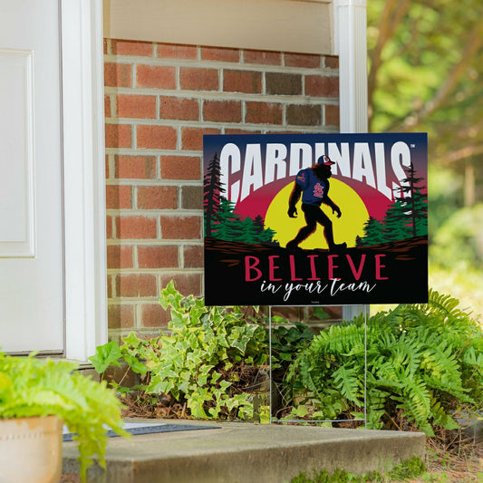 Team Sports America Best Seller - St Louis Cardinals Yard Sign, Bigfoot