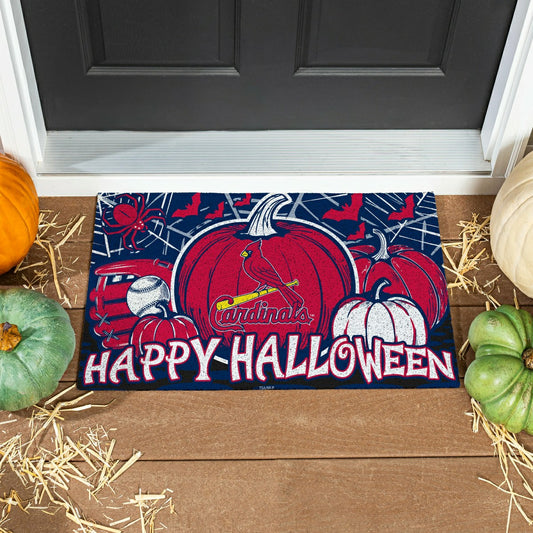Team Sports America Signature - St Louis Cardinals Halloween PVC Mat, 28"x16"