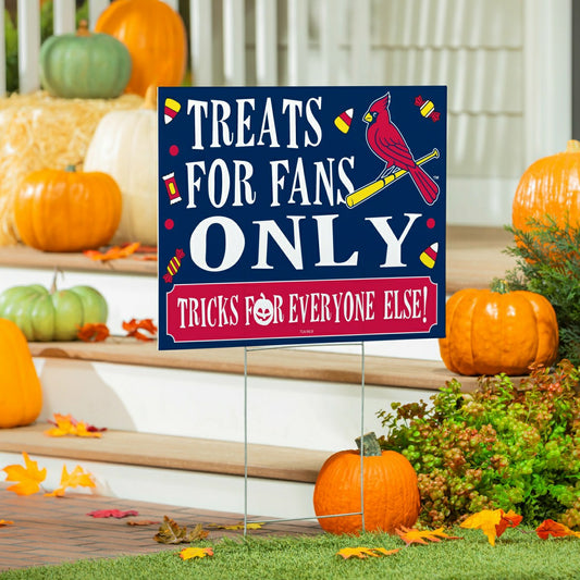 Team Sports America Best Seller - St Louis Cardinals Yard Sign, Halloween Treats for Fans
