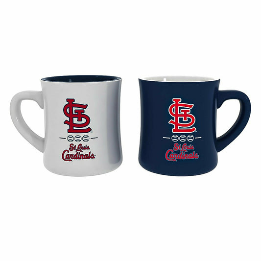 Team Sports America Exclusive - St Louis Cardinals 10oz Ceramic Cup Set, 2pc