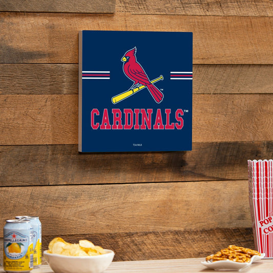 Team Sports America Recommended - St Louis Cardinals Wood Wall Sign, 12x12