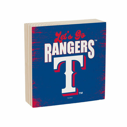 Team Sports America Essential - Texas Rangers Plock, Down Home Fans, 6x6
