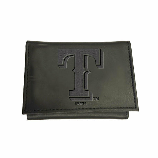 Team Sports America Essential - Texas Rangers Tri-Fold Wallet Black