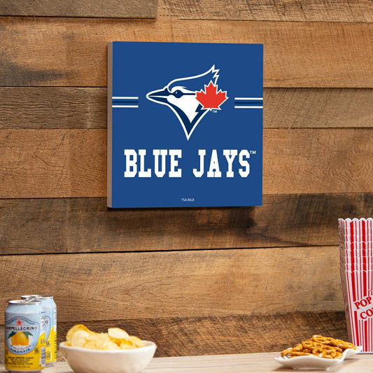 Team Sports America Value - Toronto Blue Jays Wood Wall Sign, 12x12