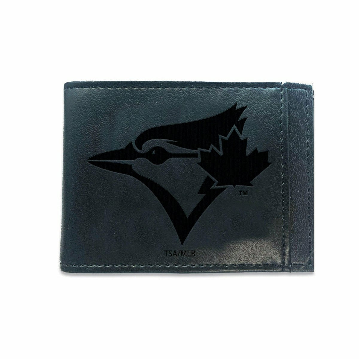 Team Sports America Trending - Toronto Blue Jays Front Pocket Wallet w/ RFID Blocking Black