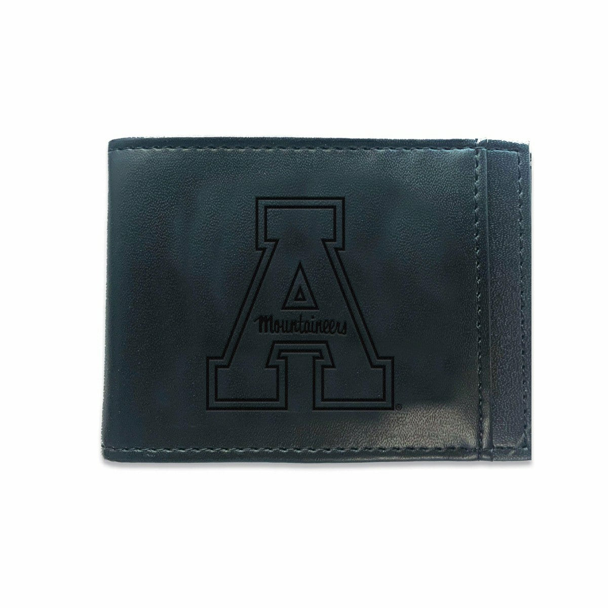 Team Sports America Exclusive - Front Pocket Wallet w/ RFID Blocking, Appalachian State University, Bl