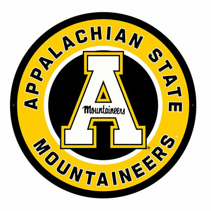 Team Sports America Value - LED Wall Decor, Round, Appalachian State University
