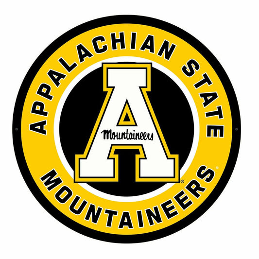 Team Sports America Value - LED Wall Decor, Round, Appalachian State University