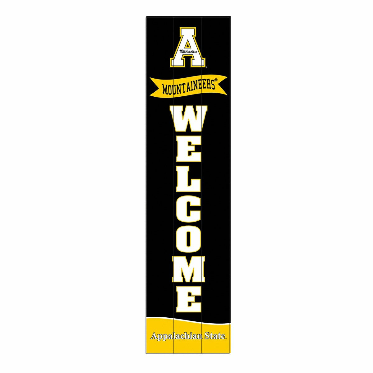 Team Sports America Exclusive - Appalachian State University Large Single Sided Leaner, 46"