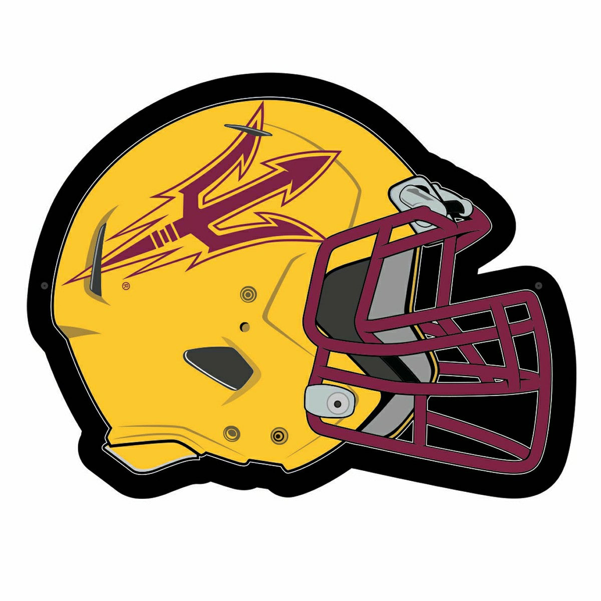 Team Sports America Value - LED Wall Decor, Helmet, Arizona State University