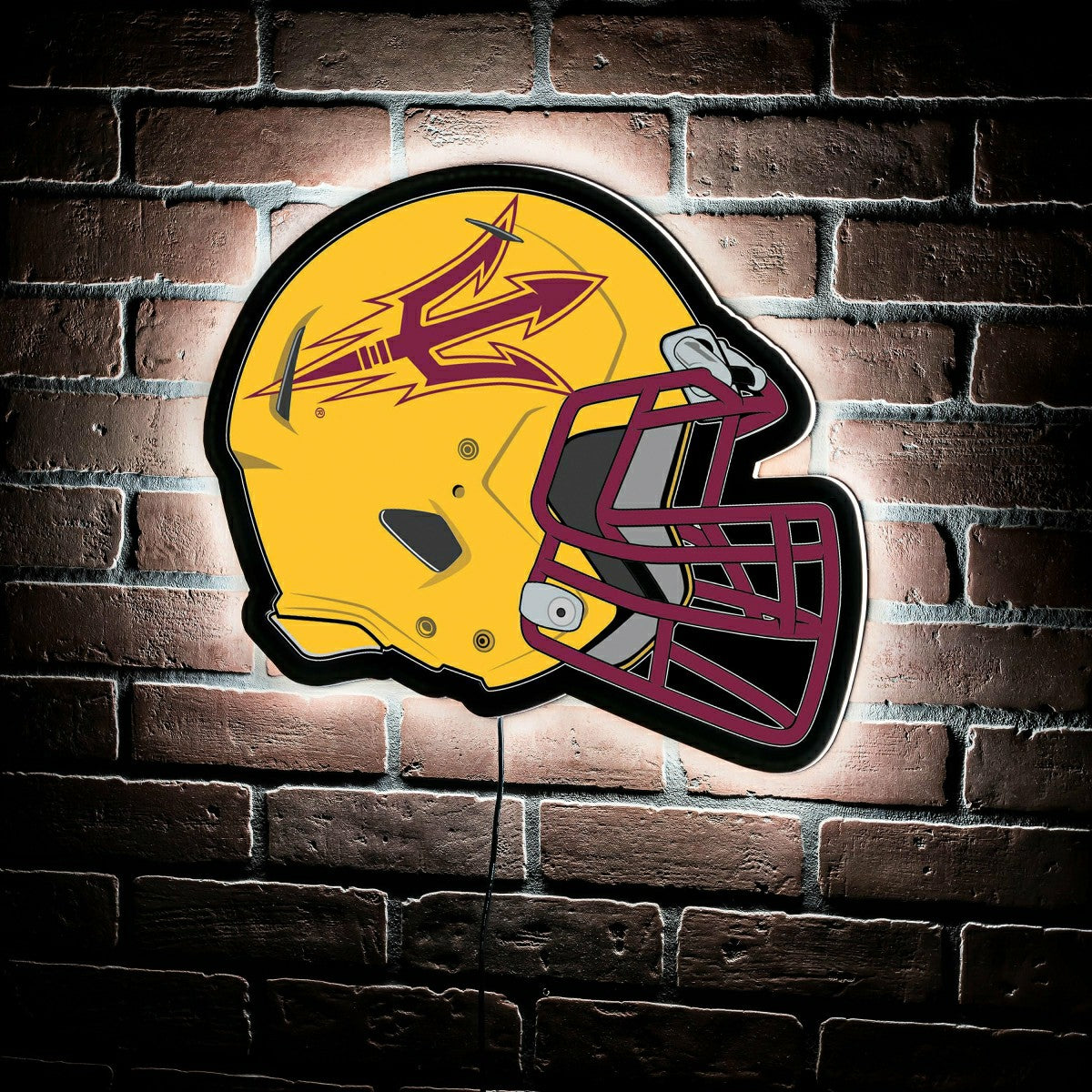 Team Sports America Value - LED Wall Decor, Helmet, Arizona State University