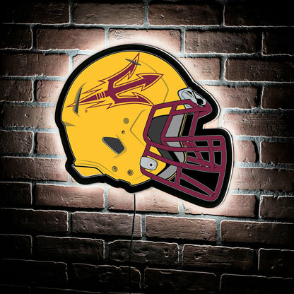 Team Sports America Value - LED Wall Decor, Helmet, Arizona State University
