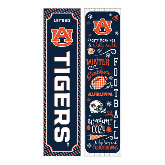 Team Sports America Classic - 46" Double Sided Leaner, Auburn University, Winter Seasonal