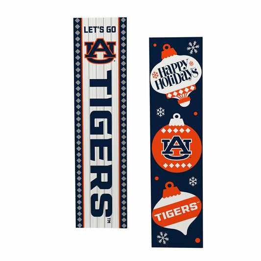 Team Sports America Value - 47" Double Sided Leaner, Auburn University, Christmas