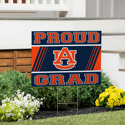 Team Sports America Signature - Auburn University Coroplast Yard Sign Graduate