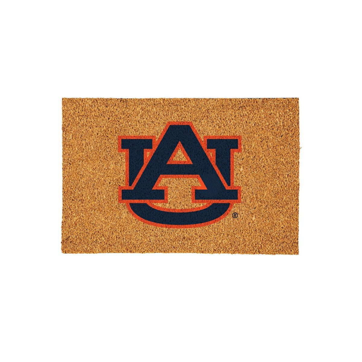 Team Sports America Recommended - Auburn University Large Full Color Coir Mat, 36"x24"