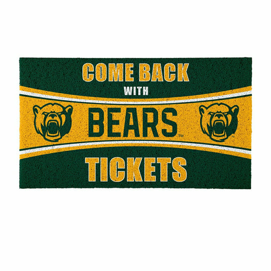 Team Sports America Signature - 28" x 16" PVC Trapper Mat, Come Back with Tickets, Baylor University