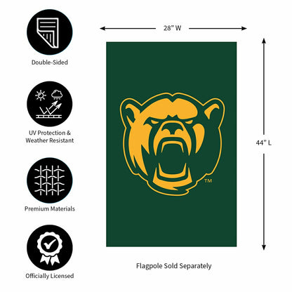 Team Sports America Essential - Baylor University Applique House Flag