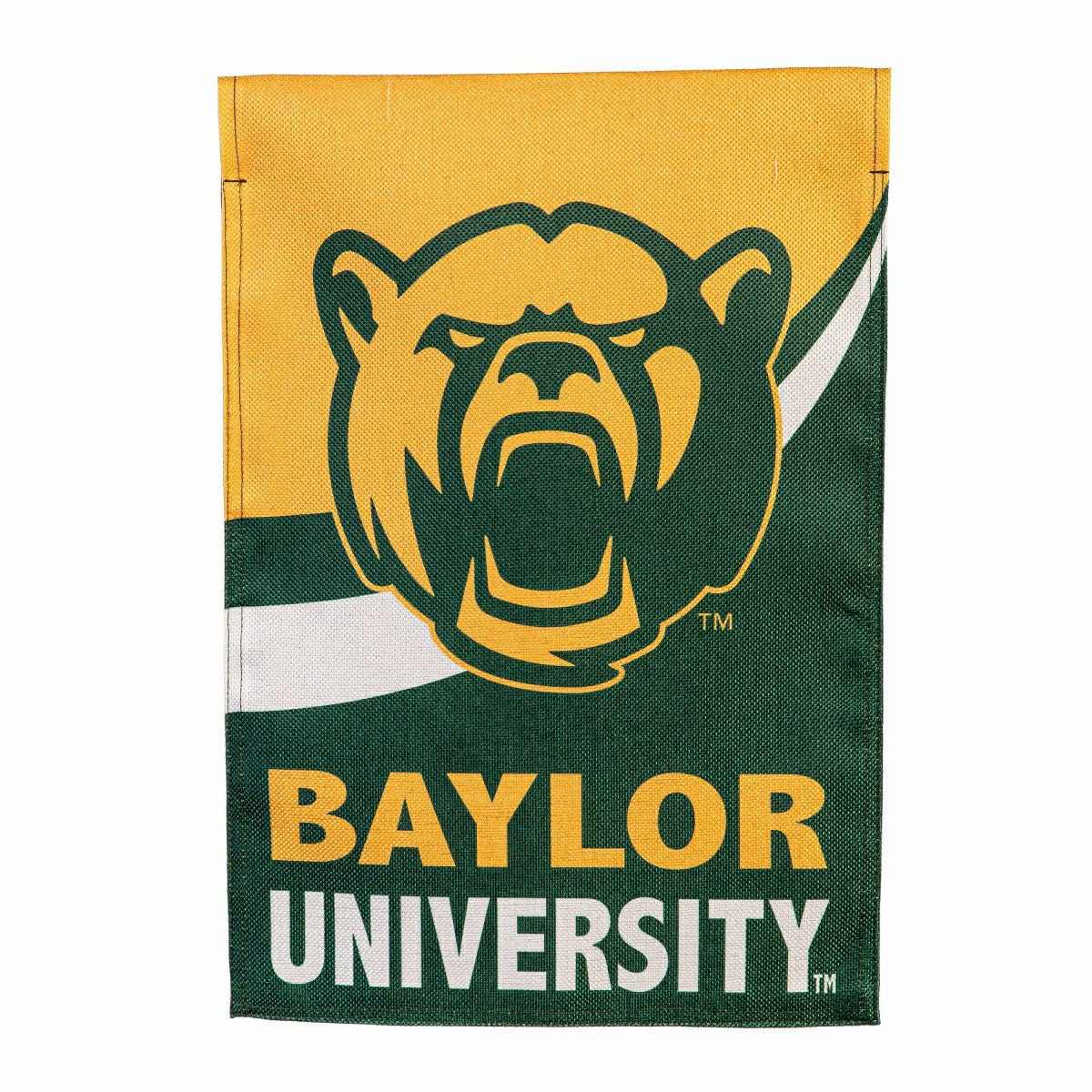Team Sports America Classic - Baylor University Burlap Flag GDN Size