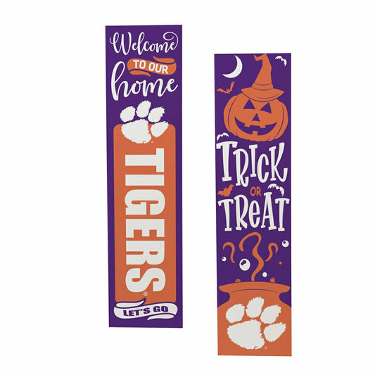 Team Sports America Everyday - 47" Double Sided Leaner, Clemson University, Halloween