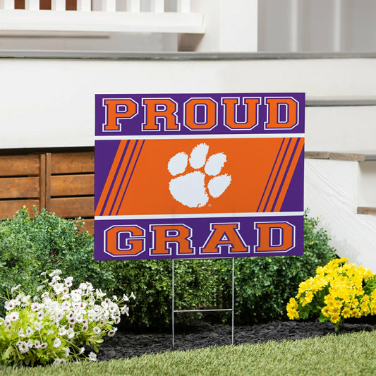 Team Sports America Trending - Clemson University Coroplast Yard Sign Graduate
