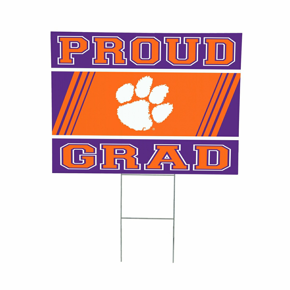 Team Sports America Trending - Clemson University Coroplast Yard Sign Graduate
