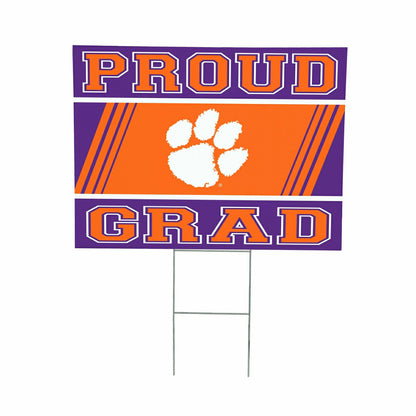Team Sports America Trending - Clemson University Coroplast Yard Sign Graduate