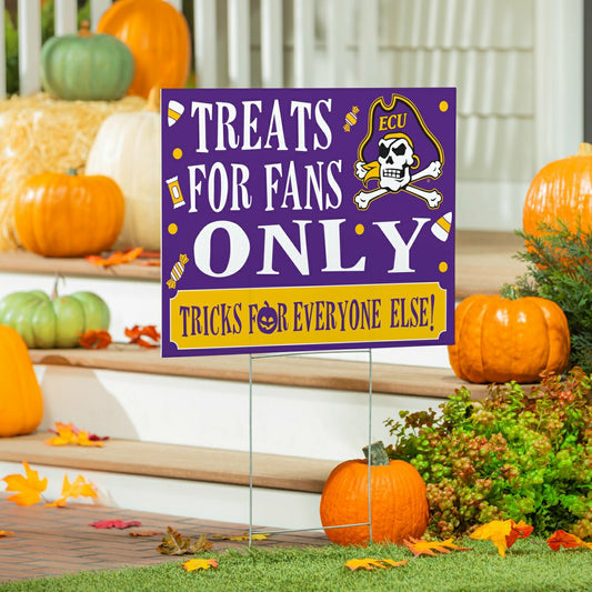 Team Sports America Exclusive - East Carolina University Yard Sign, Halloween Treats for Fans