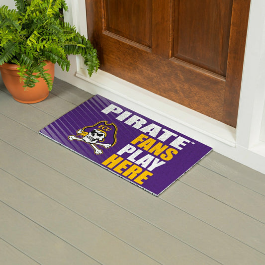 Team Sports America Classic - East Carolina University Fan Mat, 28"x16"