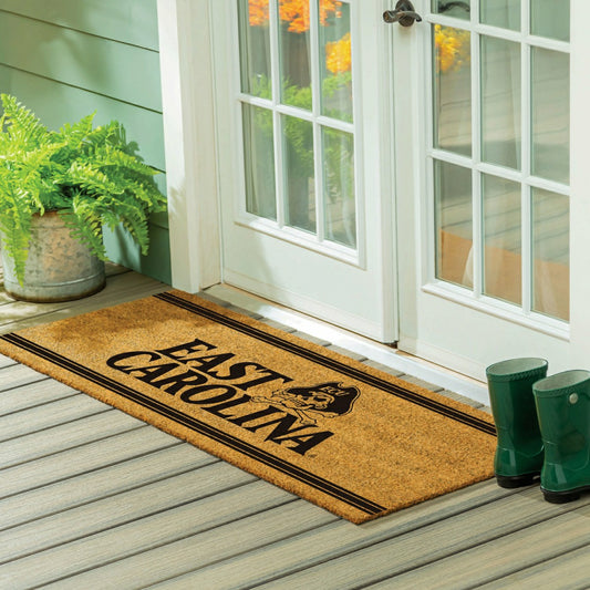 Team Sports America Value - East Carolina University Extra Large One Color Coir Mat, 60"x24"