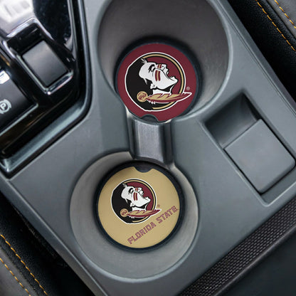 Team Sports America Value - Florida State University Car Coaster Set, 2pc