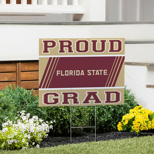 Team Sports America Exclusive - Florida State University Coroplast Yard Sign Graduate