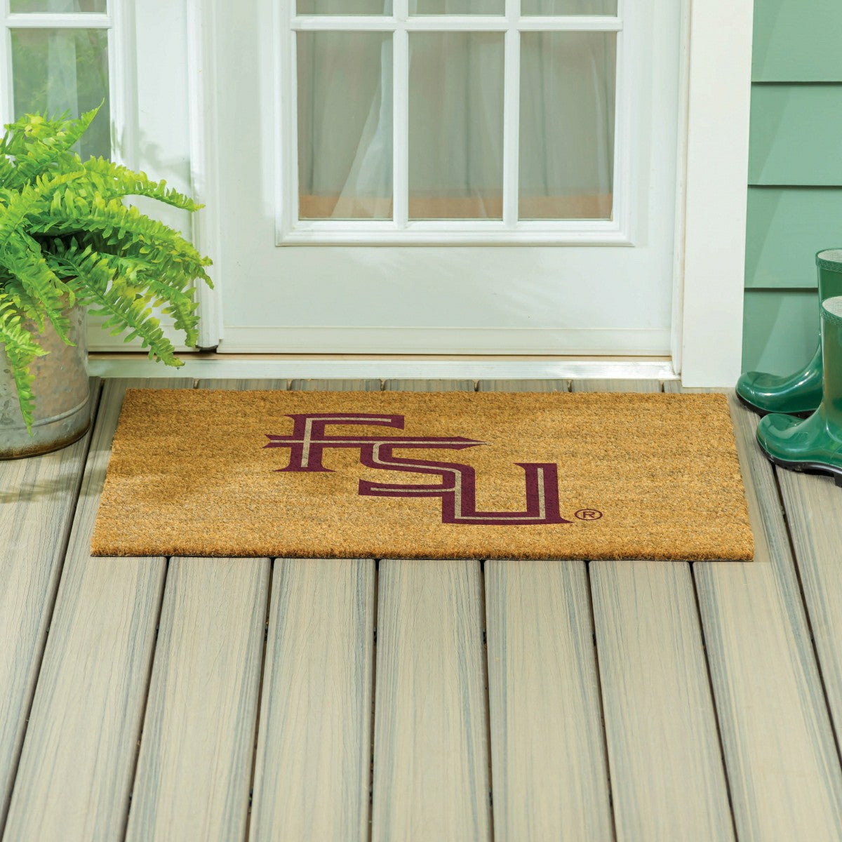 Team Sports America Exclusive - Florida State University Large Full Color Coir Mat, 36"x24"