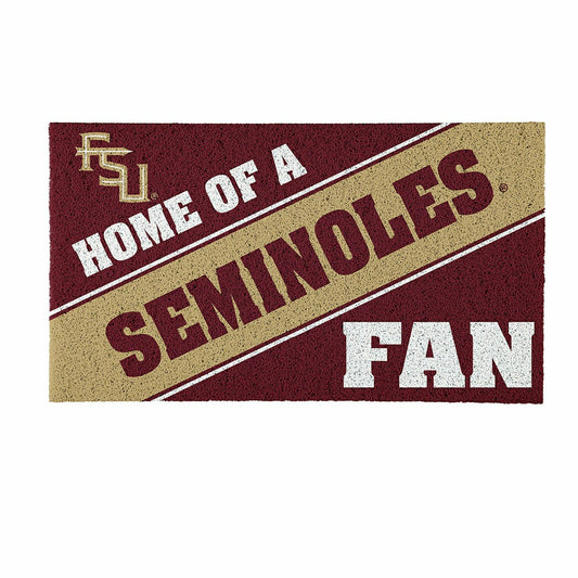 Team Sports America Recommended - Florida State University, PVC Mat COLOR, Home of a Fan