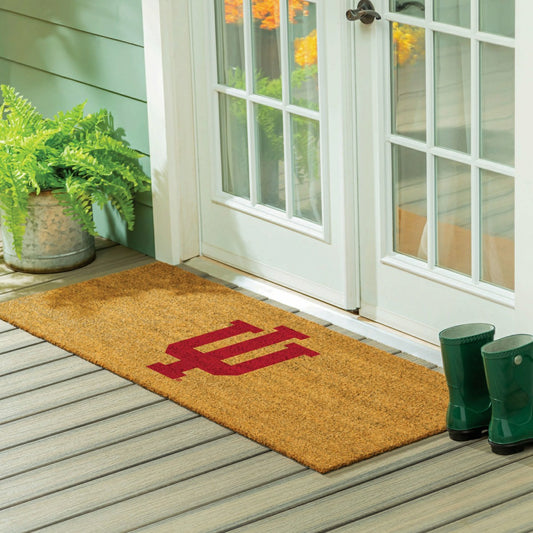 Team Sports America Best Seller - Indiana University Extra Large Full Color Coir Mat, 60"x24"