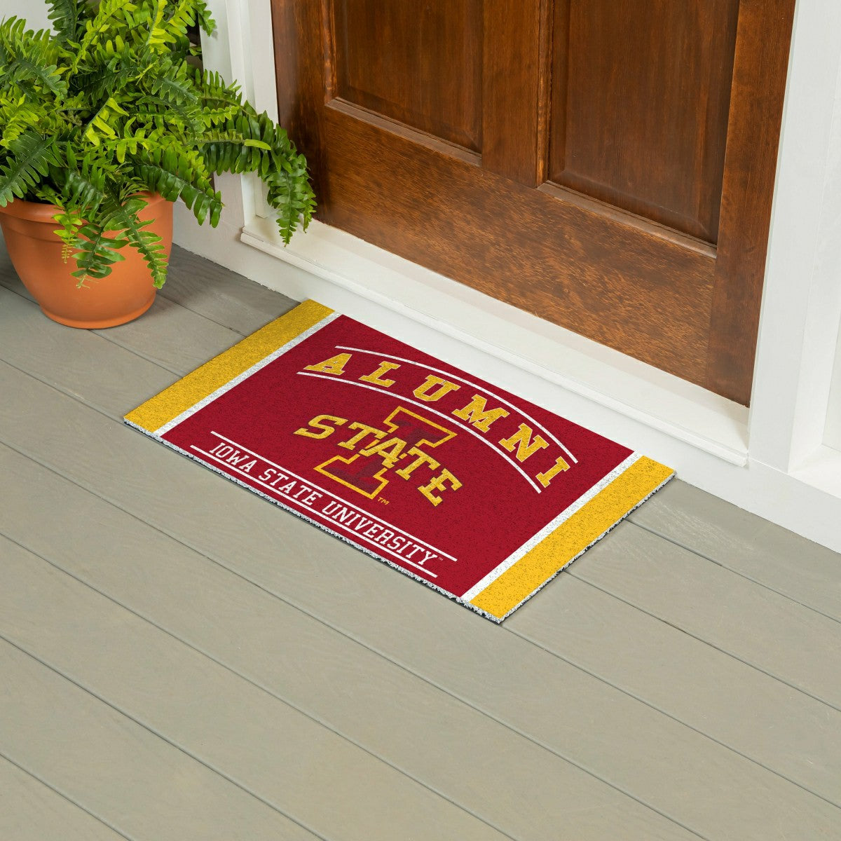 Team Sports America Value - Iowa State University Alumni Mat, 28"x16"