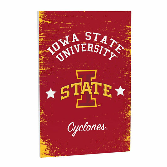 Team Sports America Best Seller - Iowa State University Wood Wall Sign, 16x24
