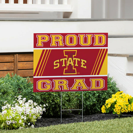 Team Sports America Recommended - Iowa State University Coroplast Yard Sign Graduate