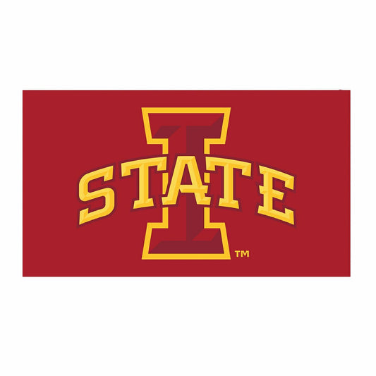 Team Sports America Exclusive - Full Color PVC Mat, 16" x 28", Iowa State University