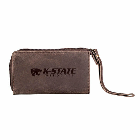 Team Sports America Exclusive - Wristlet Wallet, Brown, Kansas State University
