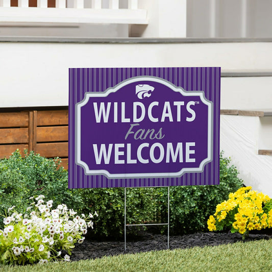 Team Sports America Classic - Kansas State University Coroplast Yard Sign, "Fans Welcome"