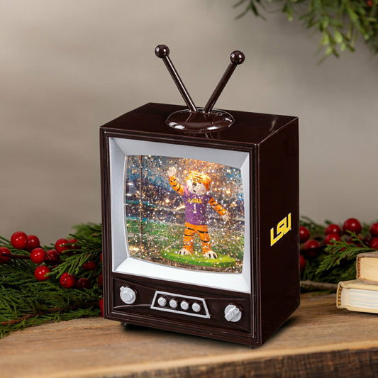 Team Sports America Everyday - Louisiana State University Vintage TV Water Lantern