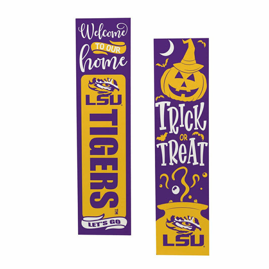 Team Sports America Everyday - 47" Double Sided Leaner, Louisiana State University, Halloween
