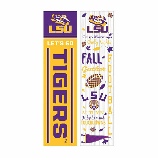 Team Sports America Value - 46" Double Sided Leaner, Louisiana State University, Fall Seasonal