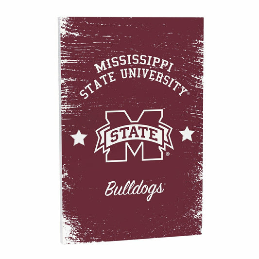 Team Sports America Classic - Mississippi State University Wood Wall Sign, 16x24