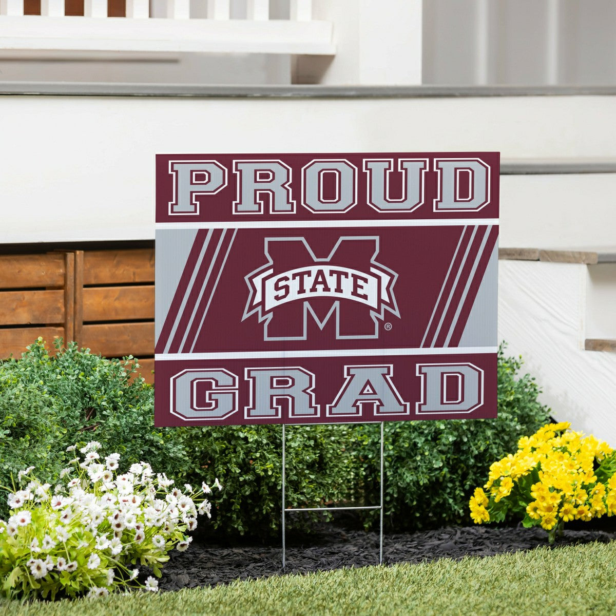 Team Sports America Essential - Mississippi State University Yard Sign Graduate
