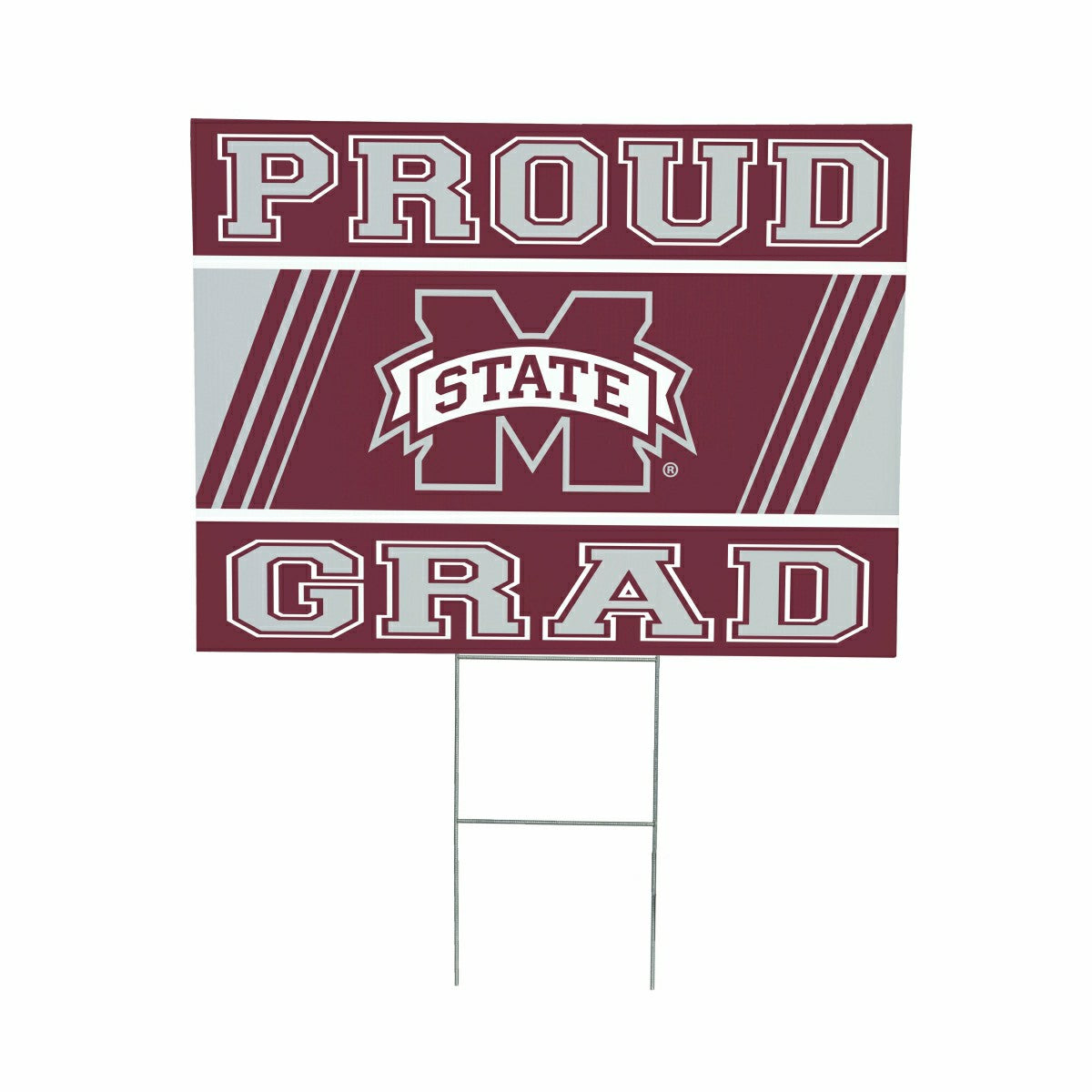 Team Sports America Essential - Mississippi State University Yard Sign Graduate
