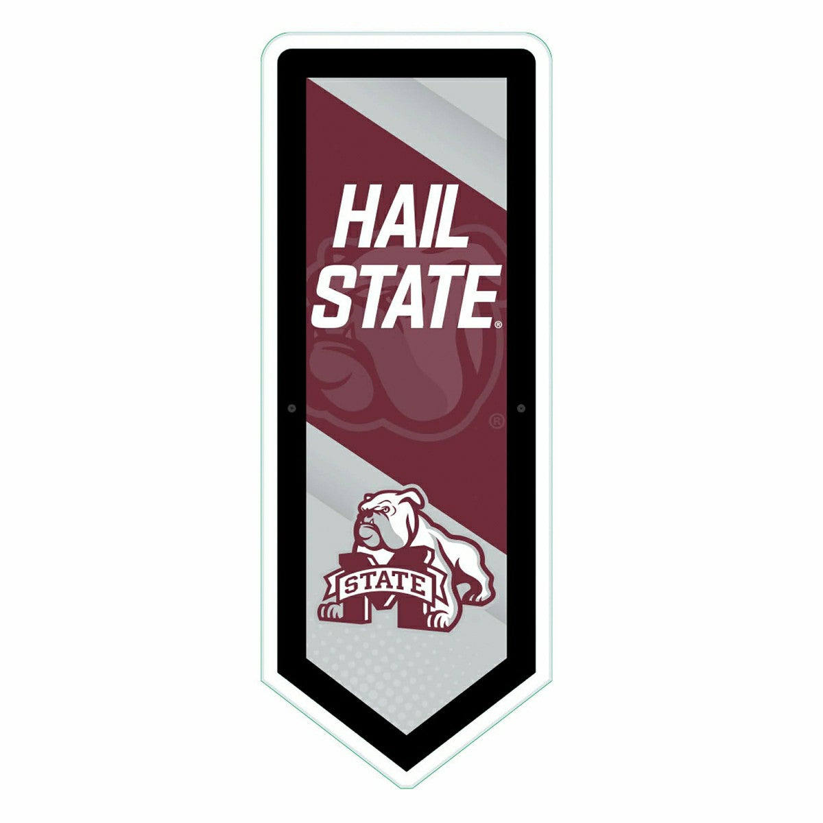 Team Sports America Value - LED Wall Decor, Pennant, Mississippi State University