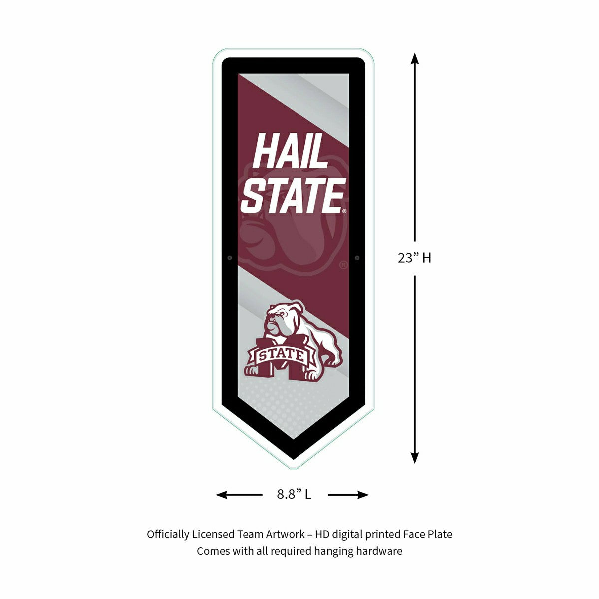 Team Sports America Value - LED Wall Decor, Pennant, Mississippi State University